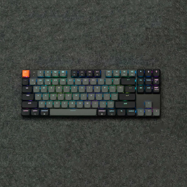 Keychron K1 QMK (Ver.6) Wireless White Backlight (Keychron Milk POM Red Switch)